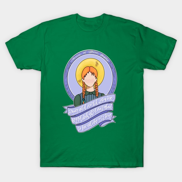 Grateful Like Anne T-Shirt by Thenerdlady